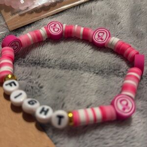 3 - Breast Cancer Awareness bracelets